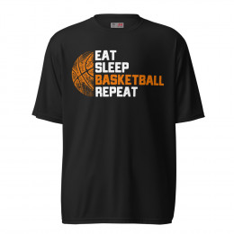 Eat Sleep Basketball Repeat - Unisex Performance Short Sleeve Tee