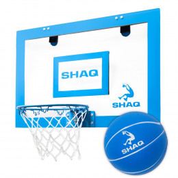 Shaq - Door Mount Backboard & Ball (Blue) - Large 23" x 16"