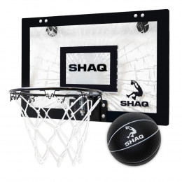 Shaq - Door Mount Shattered Backboard & Ball (Black) - Small 18" x 12"