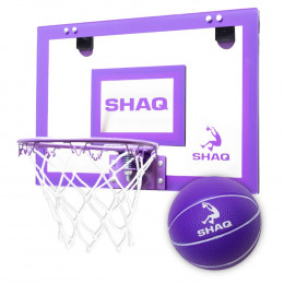 Shaq - Door Mount Backboard & Ball (Purple) - Large 23" x 16"
